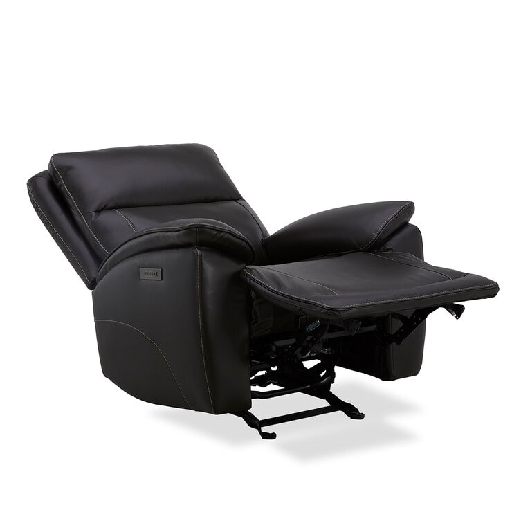 Gilmancreek Furniture, Sillón Reclinable de Cuero Eléctrico — Imagen 4 de 4