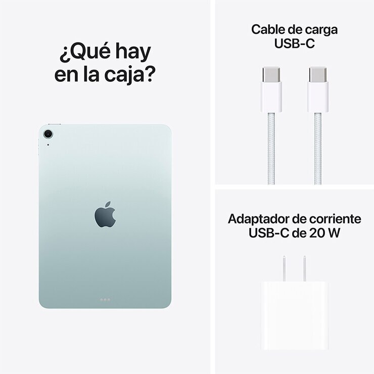 Apple iPad Air 11" Chip M3 512GB Azul — Imagen 3 de 4