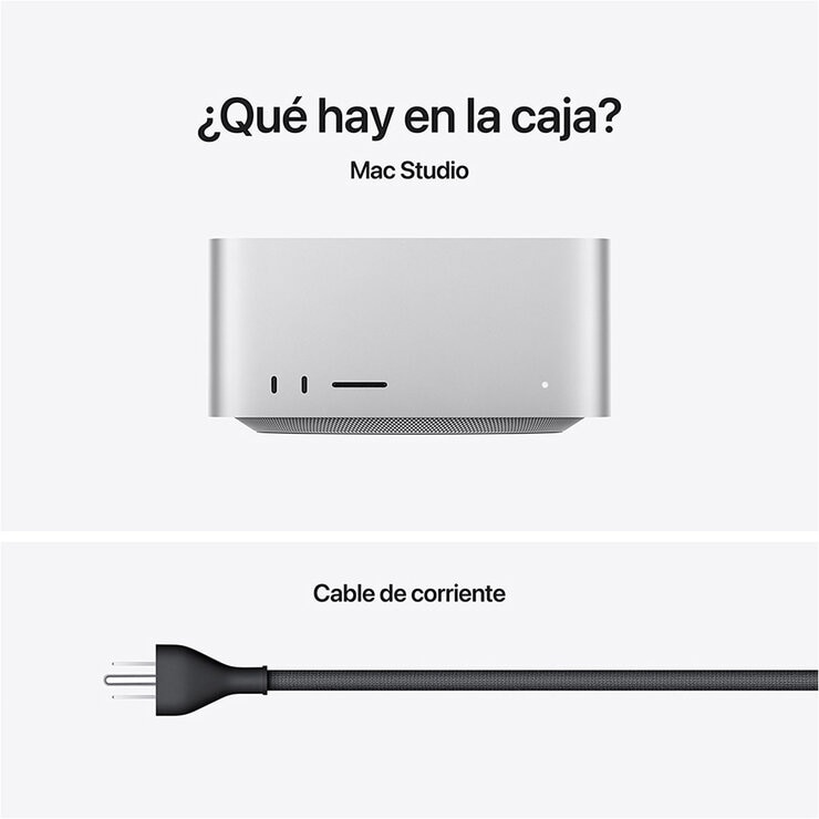 Apple Mac Studio Chip M3 Ultra CPU de 28 Núcleos GPU de 60 núcleos Neural Engine de 32 núcleos — Imagen 3 de 4