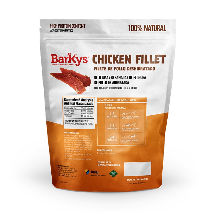 BarKys Filete de Pollo Deshidratado para Perros 500 gr — Imagen 2 de 2