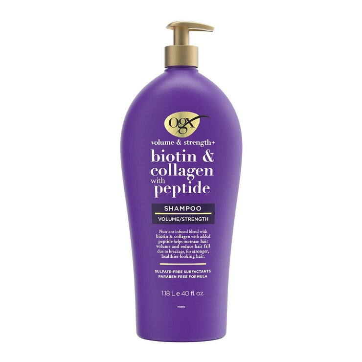 Ogx Shampoo Biotina y Colágeno 1.18 L — Imagen 1 de 4