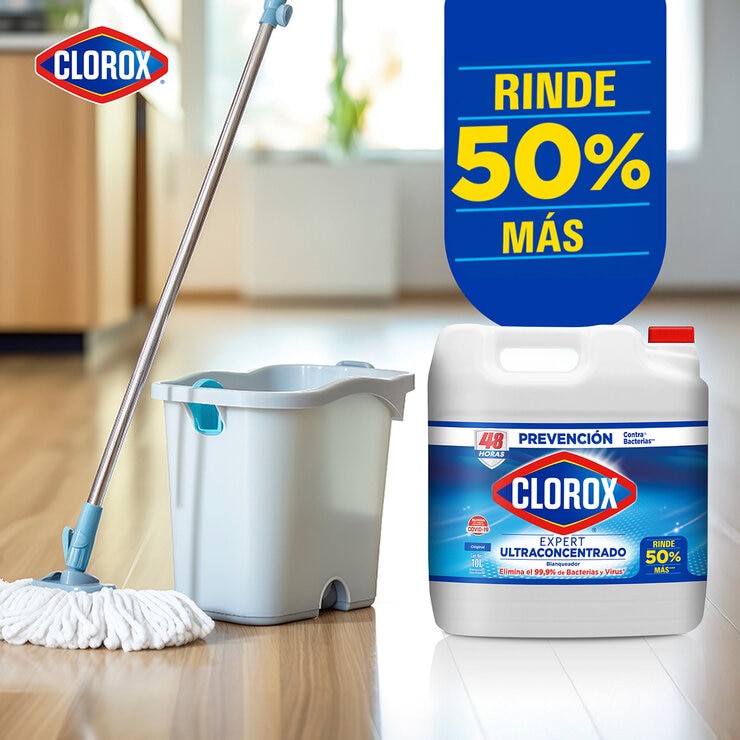 Clorox Blanqueador Ultraconcentrado 10 l — Imagen 2 de 4
