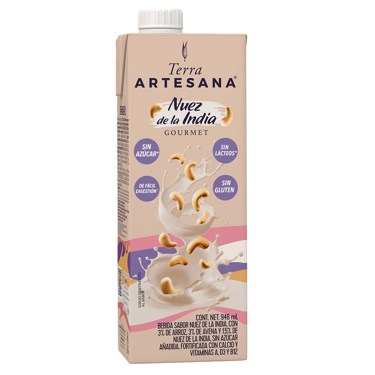 Terra Artesana Bebida de Nuez de la india 6 pzas de 946 ml — Imagen 1 de 4