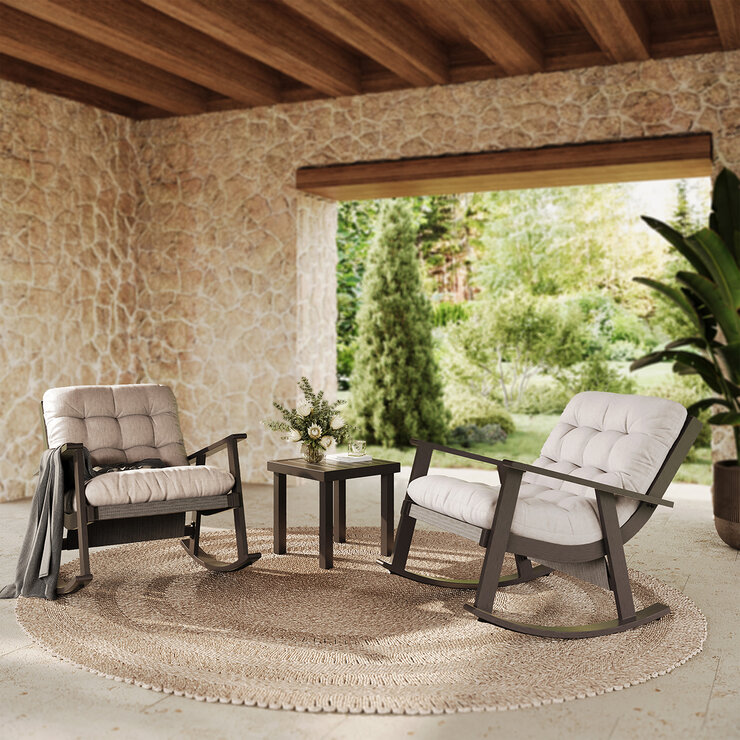 Grand Leisure®, Western Ridge juego de asientos mecedores de 3 piezas — Imagen 1 de 4