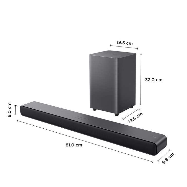 TCL S55H Barra de sonido 2.1 Canales — Imagen 2 de 4