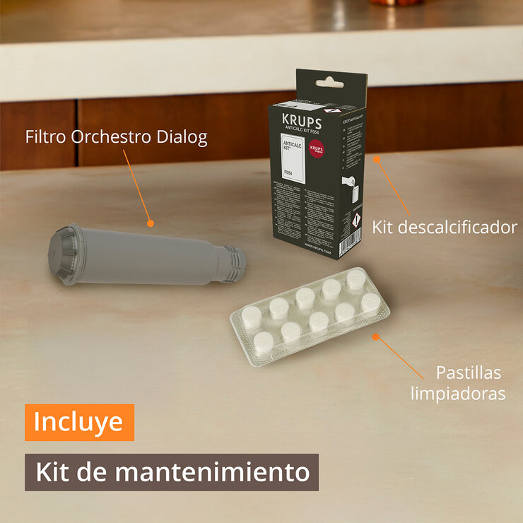 Krups Cafetera Automática Arabica , incluye kit de mantenimiento — Imagen 3 de 4