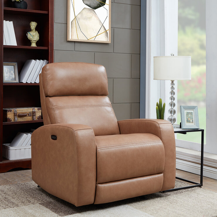 Synergy Home Furnishings, Sillón Reclinable de Piel con Sistema Eléctrico — Imagen 2 de 4