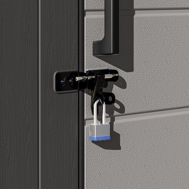 Suncast, Cobertizo de Entretenimiento Tipo Cabaña de 2.4 m x 2.1 m — Imagen 2 de 4