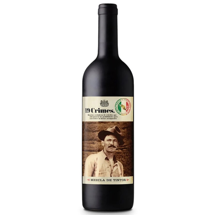Vino Tinto 19 Crimes Mezcla de Tintos MX 750 ml