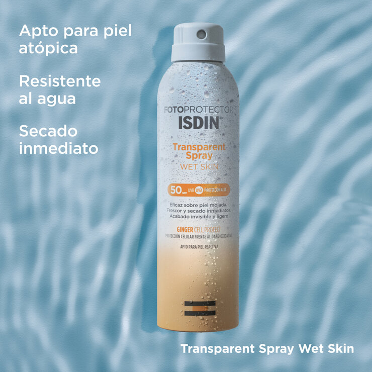 Isdin Fotoprotector Transparent Spray Wet Skin 200 ml — Imagen 1 de 4