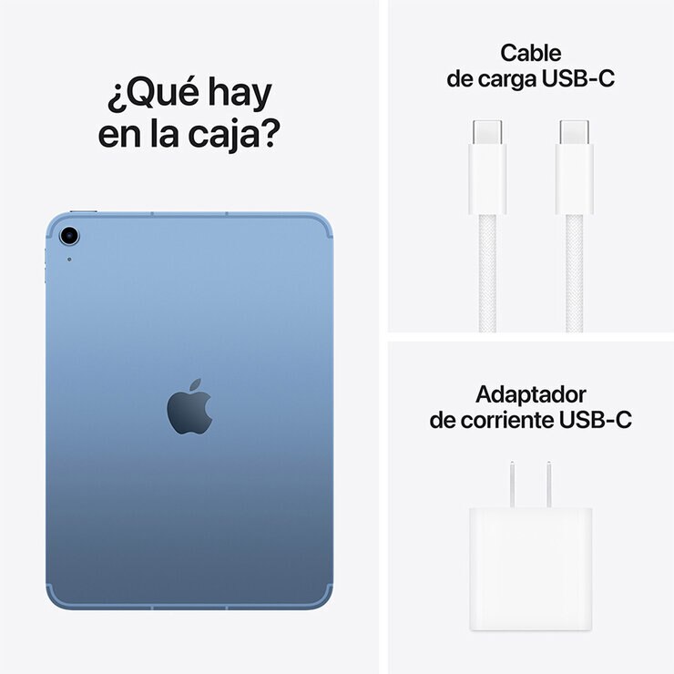 Apple iPad Chip A16 Wi-fi + Cellular 128GB Azul — Imagen 2 de 4