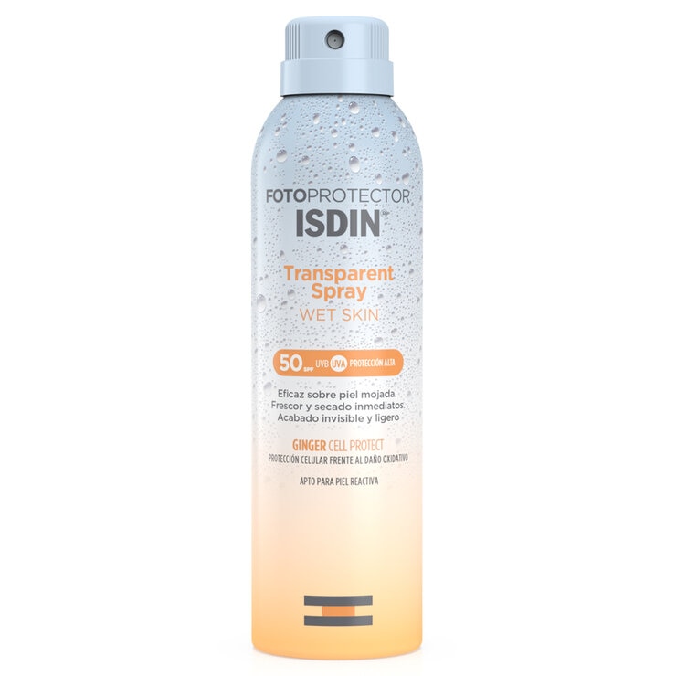 Isdin Fotoprotector Transparent Spray Wet Skin 200 ml — Imagen 3 de 4