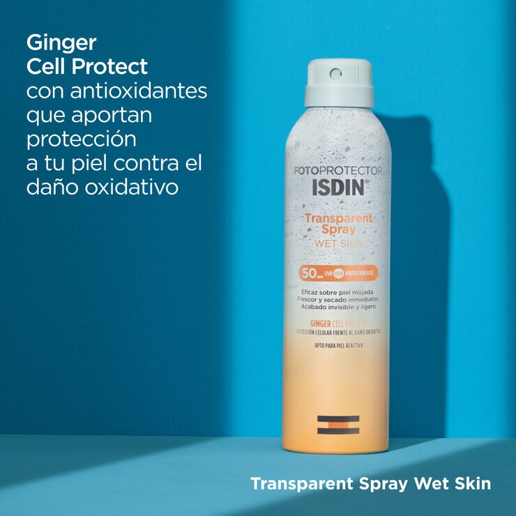 Isdin Fotoprotector Transparent Spray Wet Skin 200 ml — Imagen 4 de 4