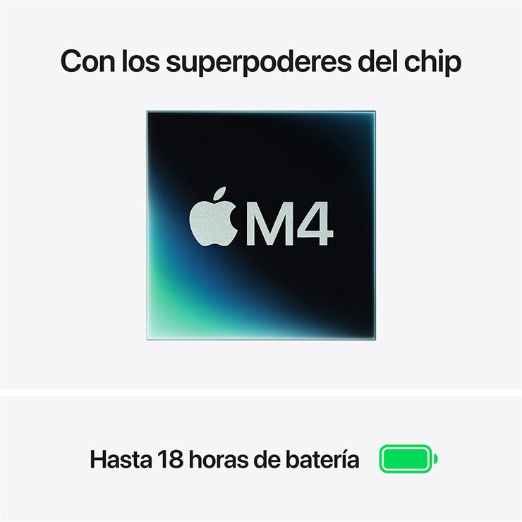 Apple MacBook Air 15" Chip M4 256GB Medianoche CPU de 10 núcleos GPU de 10 núcleos Memoria unificada de 16GB — Imagen 2 de 4