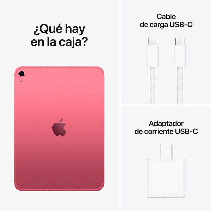 Apple iPad Chip A16 Wi-fi + Cellular 128GB Rosa — Imagen 4 de 4