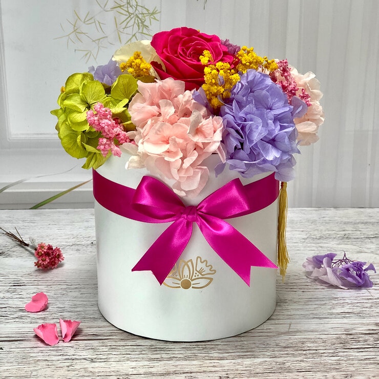 Mina'an Flor Eterna, Bouquet Primavera, Flores Preservadas — Imagen 1 de 4