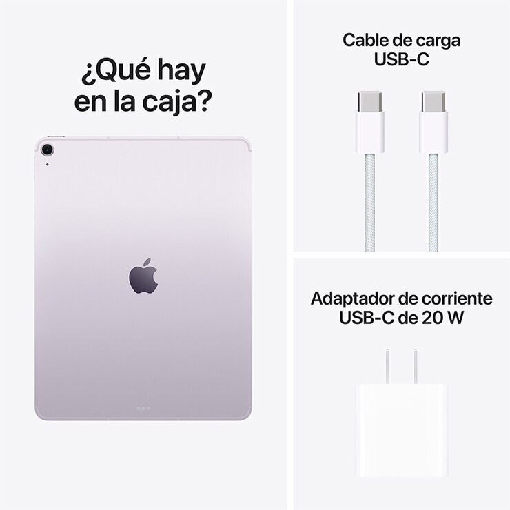 Apple iPad Air 13" Chip M3 Wi-Fi + Cellular 128GB Morado — Imagen 4 de 4