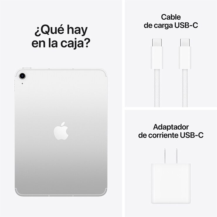 Apple iPad Chip A16 Wi-fi + Cellular 128GB Plata — Imagen 4 de 4