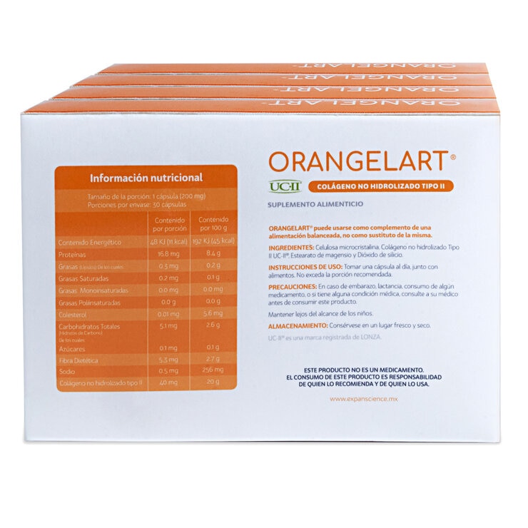 Orangelart Colágeno 200 mg 4 Pack — Imagen 2 de 3