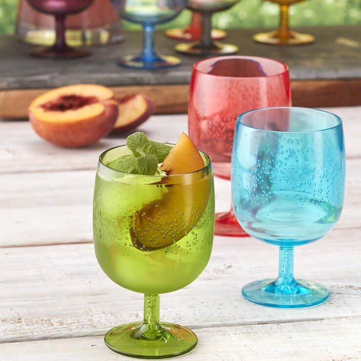 Vasos Acrílicos Apilables 8 Piezas — Imagen 2 de 4
