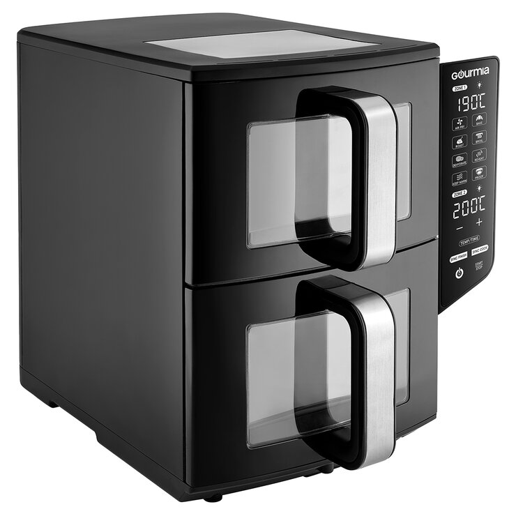 Gourmia, Freidora de Aire Digital Doble, de 10.4 Litros con Ventana y Luz — Imagen 1 de 4
