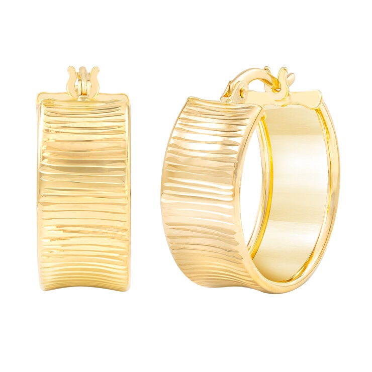 Aretes, Arracadas de Oro Amarillo de 14kt — Imagen 1 de 4