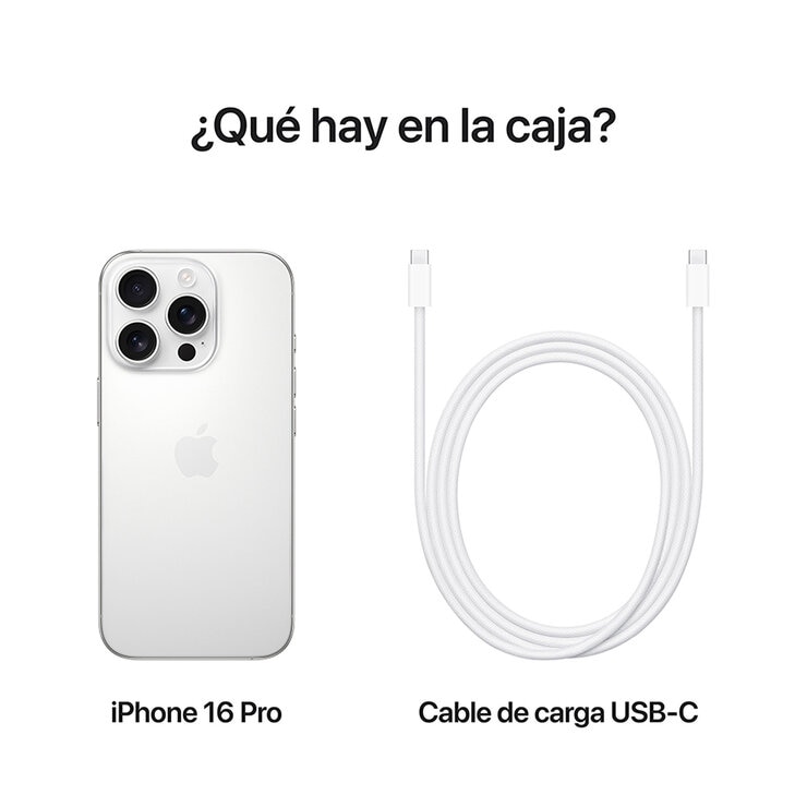 Apple iPhone 16 Pro 512GB Titanio Blanco — Imagen 4 de 4