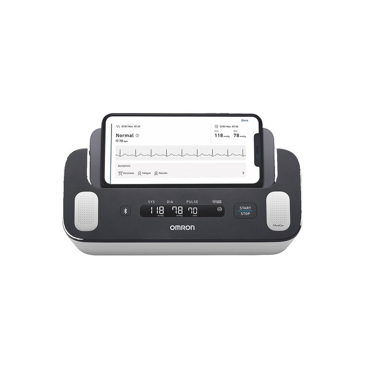 Omron Monitor de presión arterial automático de brazo + ECG HEM-7530T — Imagen 1 de 4