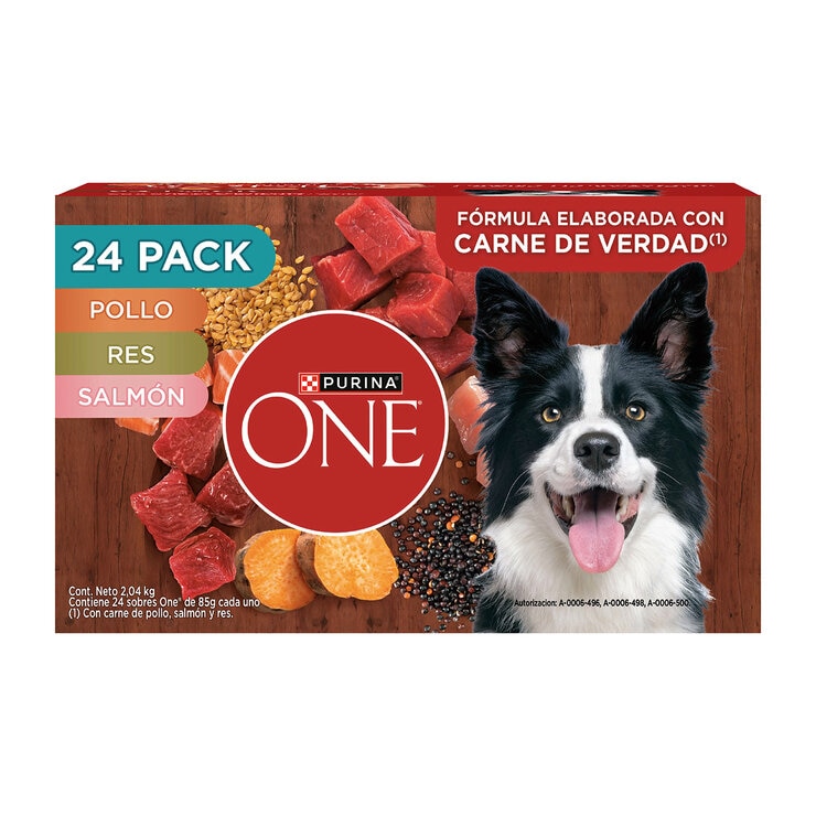 Purina One Alimento Húmedo para Perro 24 pzas — Imagen 1 de 4