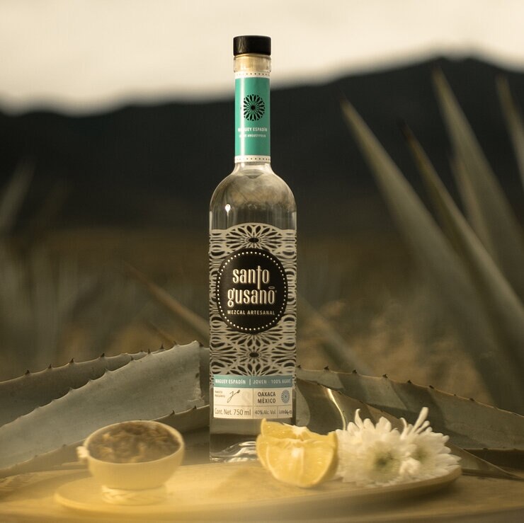 Santo Gusano Mezcal Joven 750 ml — Imagen 2 de 3