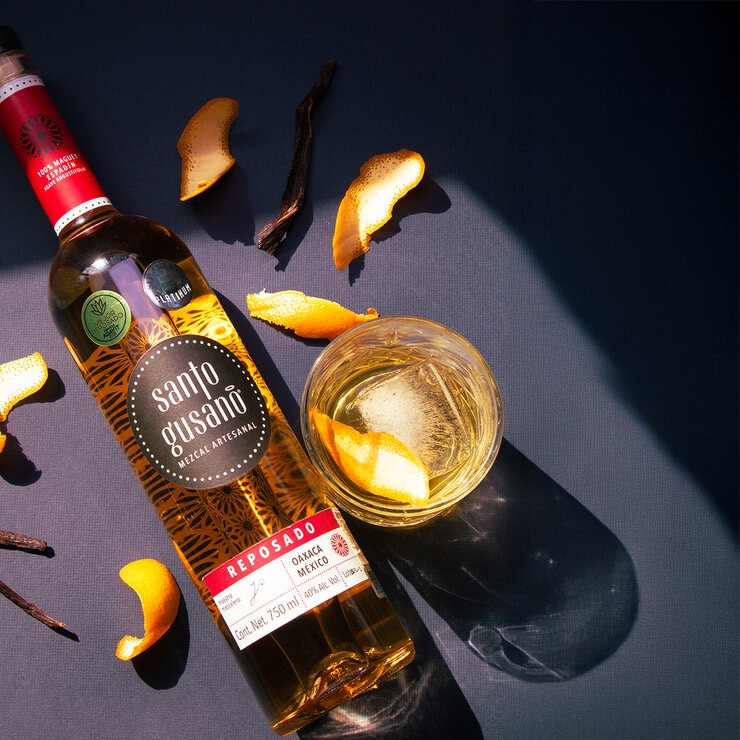Santo Gusano Mezcal Reposado 750 ml — Imagen 3 de 3