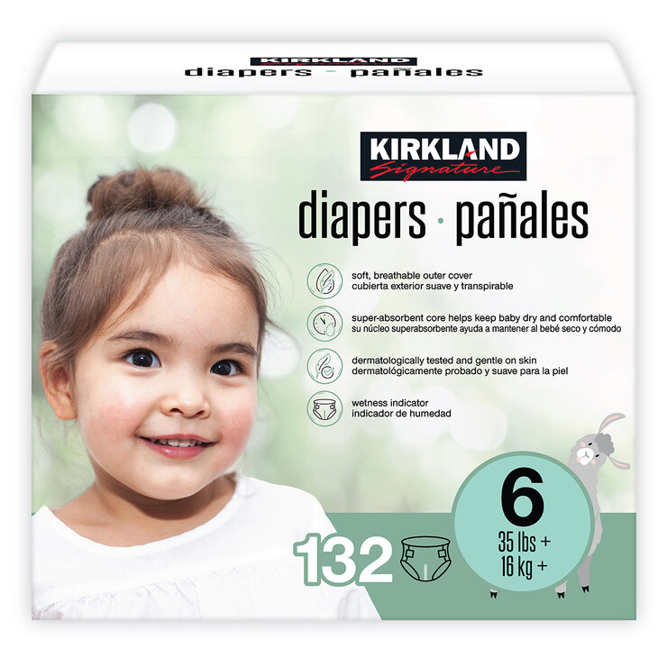Kirkland Signature Pañales Etapa 6 Unisex 132 pzas — Imagen 1 de 4