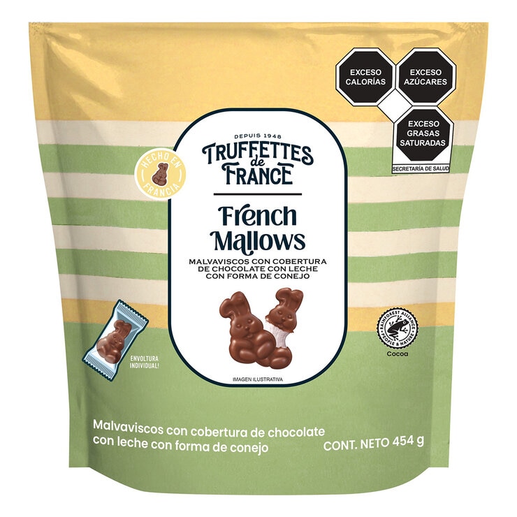 Truffettes De France Malvaviscos Cubiertos De Chocolate En Forma de Conejos 454g — Imagen 1 de 3