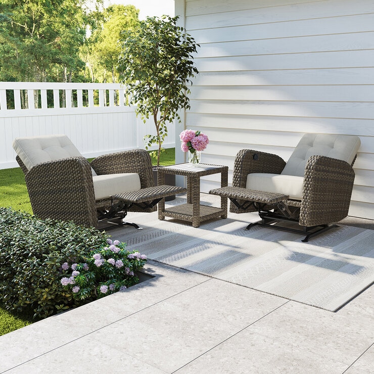 Living Style, Juego de 3 sillones reclinables Barela de Thomasville — Imagen 2 de 4