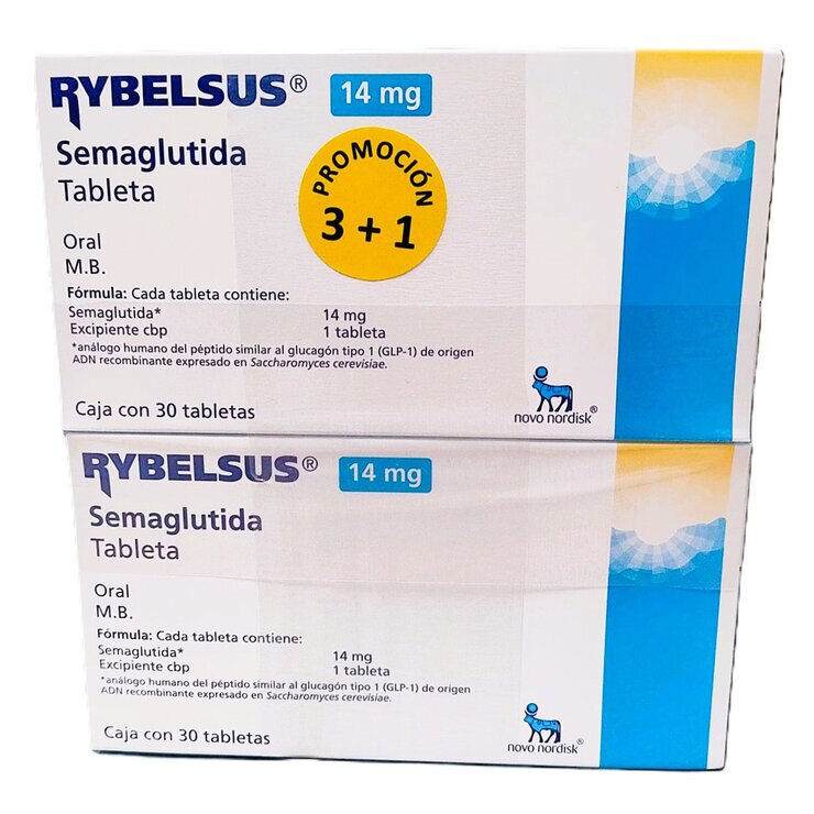 Rybelsus 14 mg 30 Tabletas 4 Pack — Imagen 1 de 3