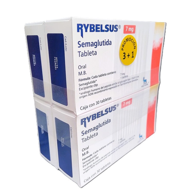 Rybelsus 7 mg 30 Tabletas 4 Pack — Imagen 3 de 3