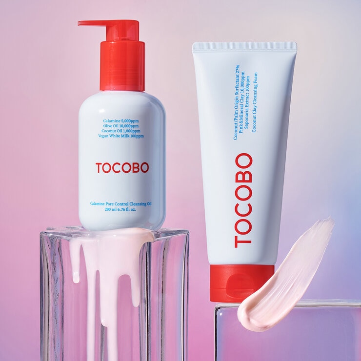 Tocobo Limpiador Facial de 2 pasos, Aceite y Limpiador — Imagen 3 de 4