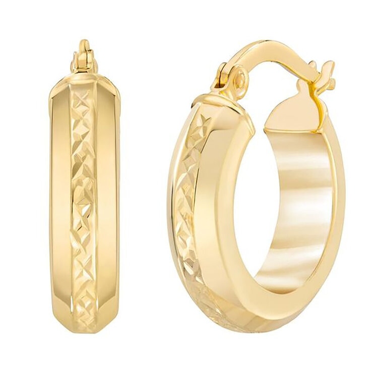 Arracadas, Oro Amarillo de 14K — Imagen 1 de 4