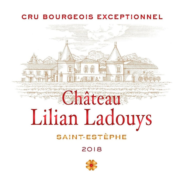 Vino Tinto Lilian Ladouys 2018 750ml — Imagen 2 de 3