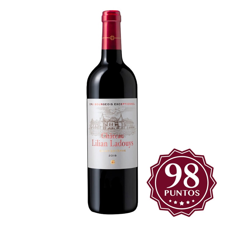 Vino Tinto Lilian Ladouys 2018 750ml — Imagen 1 de 3