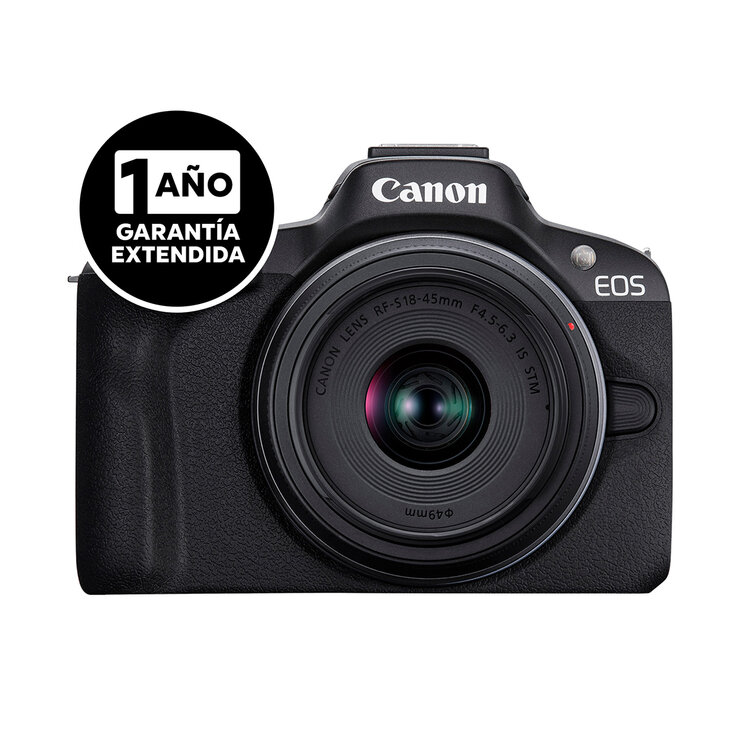 Canon, Cámara Digital EOS R50 RF-S 18-45mm + Garantía Extendida — Imagen 2 de 4