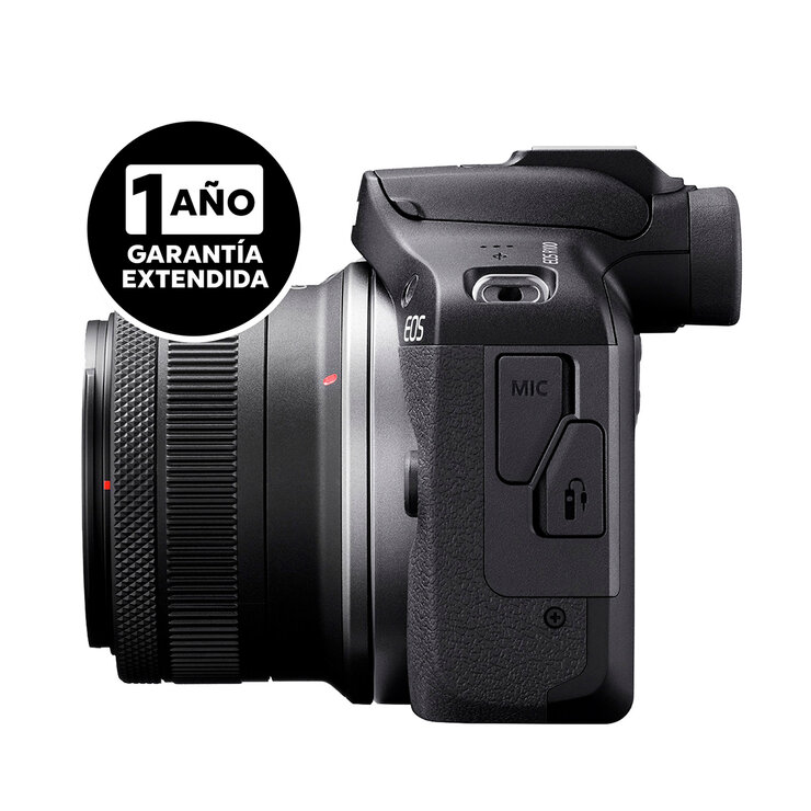 Canon, Cámara Digital EOS R100 RF-S 18-45mm + Garantía Extendida — Imagen 4 de 4