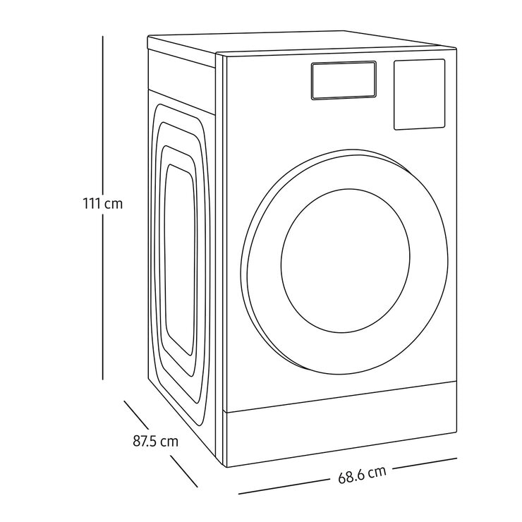 Samsung Lavasecadora 26Kg/15Kg Bespoke AI — Imagen 2 de 4
