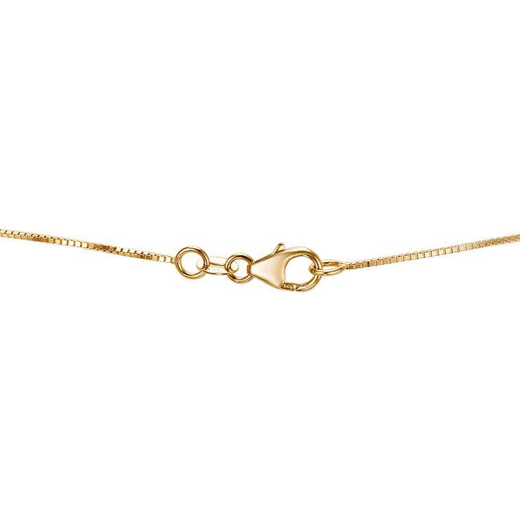 Dije de Perla Cultivada con Cadena 45.72cm, 8-8.5mm, Oro Amarillo de 14K — Imagen 4 de 4