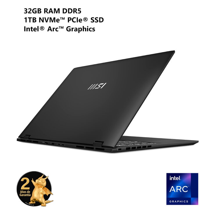 MSI Prestige 16 AI+Evo Laptop 16" Full HD Intel Core Ultra 7 32GB 1TB SSD — Imagen 3 de 4