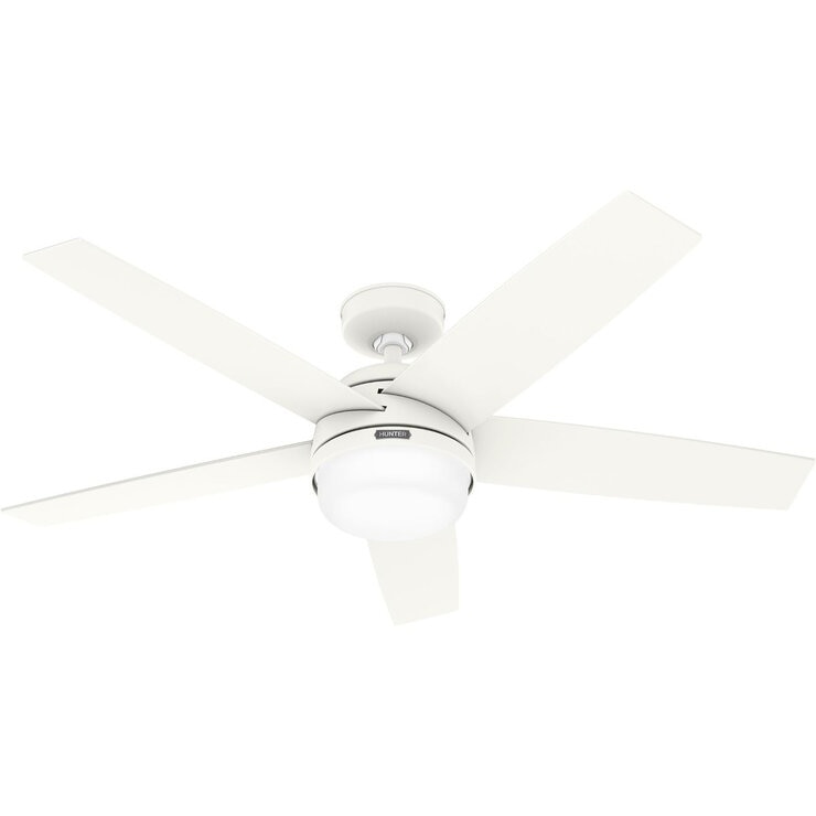 Hunter Ventilador 52" Asheville Blanco Mate — Imagen 1 de 4