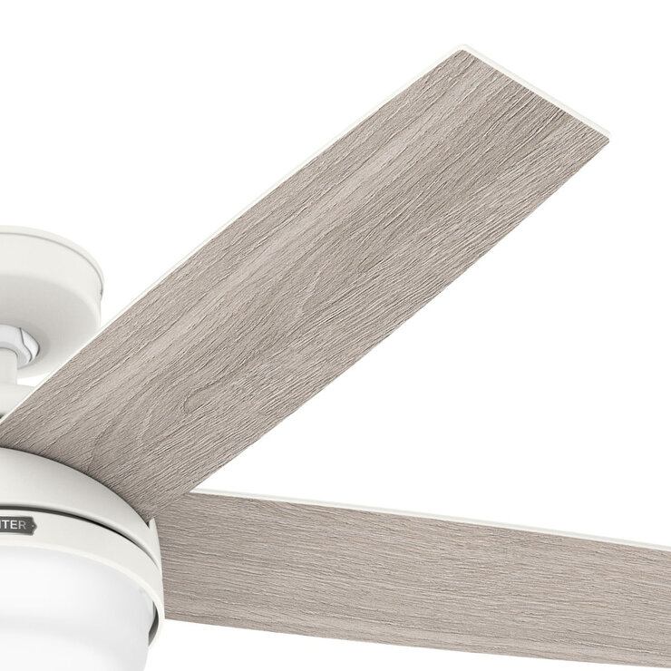 Hunter Ventilador 52" Asheville Blanco Mate — Imagen 3 de 4