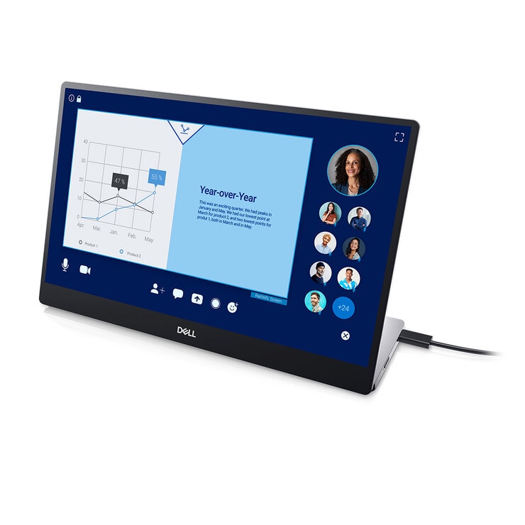DELL Monitor Portátil 14" Full HD P1424H — Imagen 2 de 4