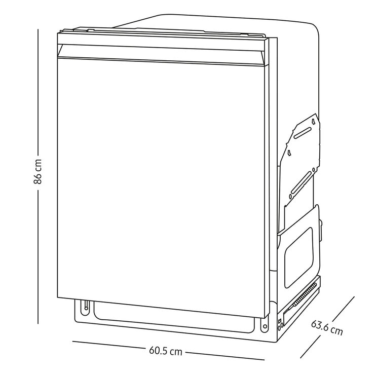 Samsung Lavavajillas de empotre 60cm 15 Servicios — Imagen 4 de 4