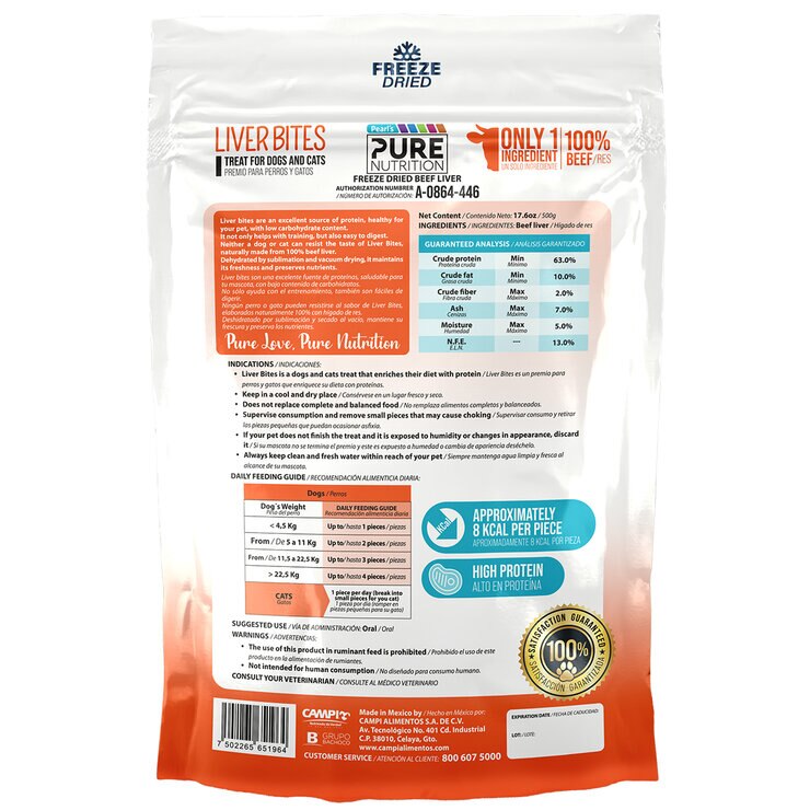 Pure Nutrition Premio para Mascotas 500 gr — Imagen 2 de 2